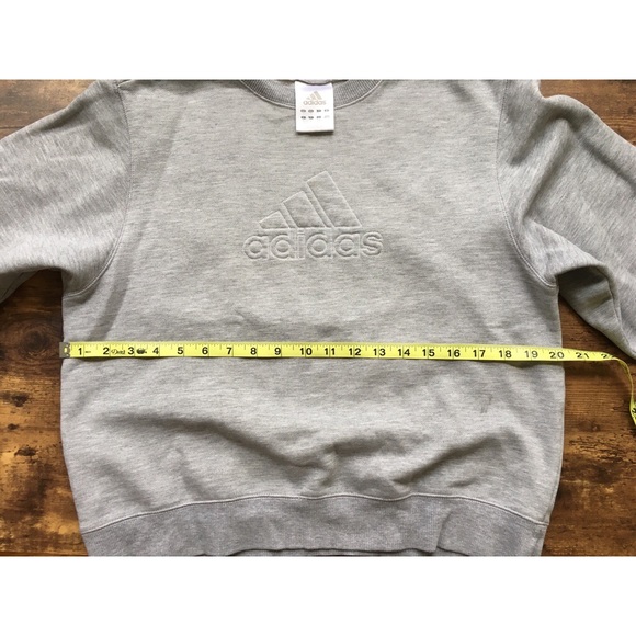 Adidas Gray Sweatshirt, Juniors L - Picture 4 of 7